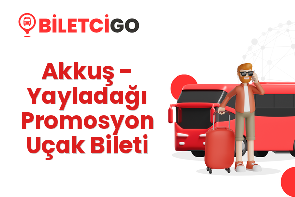 Akkuş → Yayladağı Promosyon Uçak Bileti